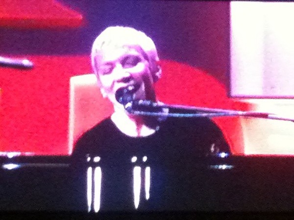 Annie Lennox on stage at #tedglobal